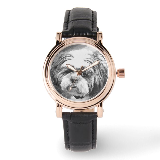 SHIH TZU HUND ARMBANDSUR (Framsida)