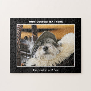 Shih Tzu Hund Jigszle Puzzle Pussel