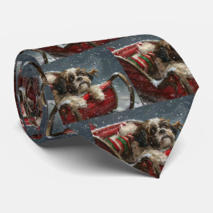 Shih Tzu Hund julafton Slips