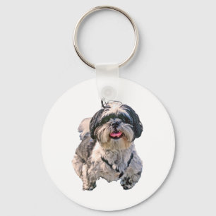 Shih Tzu Hund Nyckelring