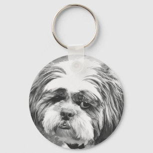 SHIH TZU HUND  NYCKELRING