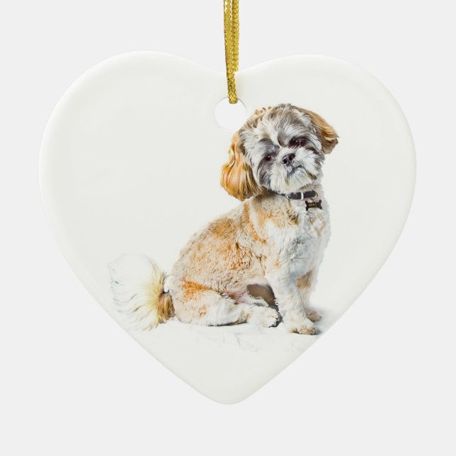 Shih Tzu-Hund Ornament (Framsidan)