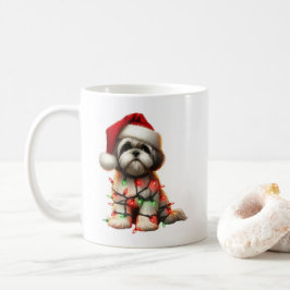 Shih Tzu Hund Puppy Jul Kaffemugg