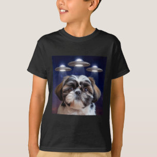 Shih tzu hund shihtzu hund utommande varelser ufos t shirt