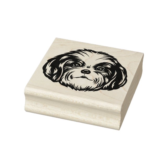 Shih Tzu Hund Stämpel (Stämpel)