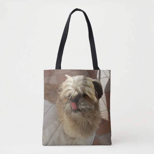 Shih Tzu hund Tote Bag Tygkasse (Framsida)