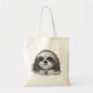 Shih Tzu Hund Tygkasse