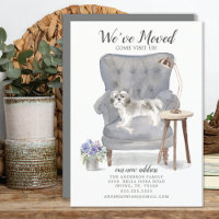 Shih tzu Hund Vi har flyttat Flytta Announcement
