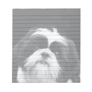 Shih Tzu hundanteckningsblock Anteckningsblock