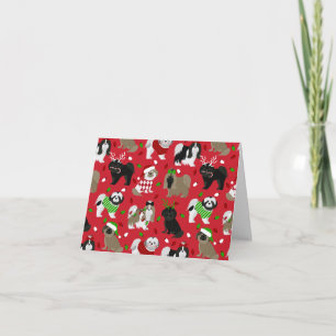 Shih Tzu Hundar jul Kort