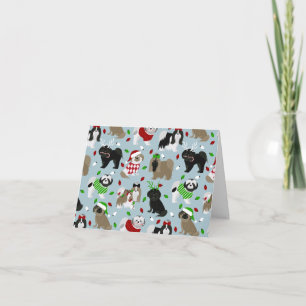 Shih Tzu Hundar julkort Kort