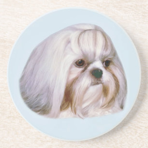 Shih Tzu hundkustfartyg Underlägg Sandsten