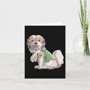 Shih Tzu I Kärlek Mamma Tattoo Hund tröja Funny Mo Kort