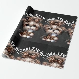 Shih Tzu inte radbrytning Papper Presentpapper