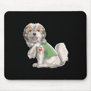 Shih Tzu jag älskar mamma tatuering hundtröja roli Musmatta