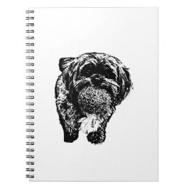 Shih Tzu Joy Sketch | Dog Art Notebook Anteckningsbok