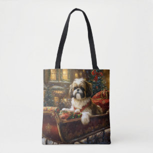Shih Tzu jul - julsäsong Tygkasse