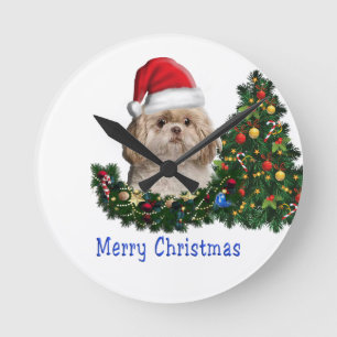 Shih tzu-jul rund klocka