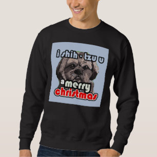 Shih Tzu-julen Lång Ärmad Tröja