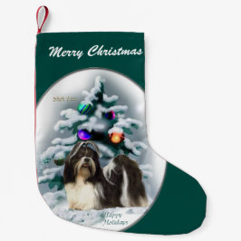 Shih Tzu-julen Liten Julstrumpa