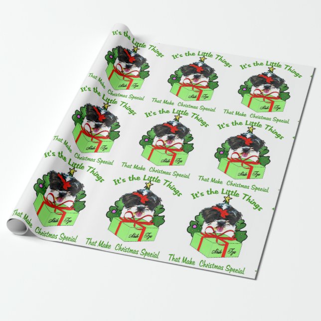 Shih Tzu-julen Presentpapper (Utrullad)