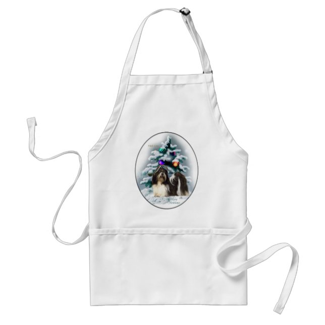 Shih Tzu-julklappar Förkläde (Framsidan)