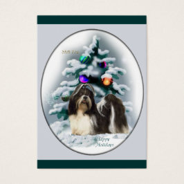 Shih Tzu-julklappar Visitkort