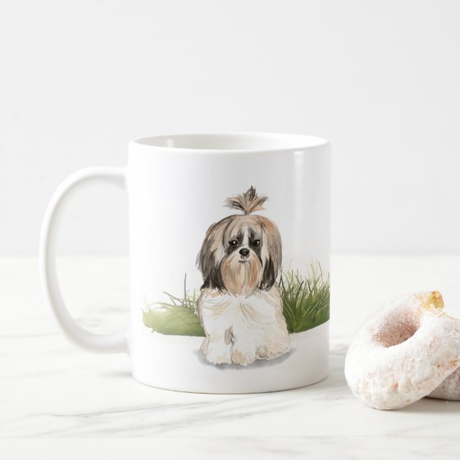 Shih Tzu Kaffemugg (Med munk)