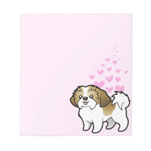 Shih Tzu Kärlek (valpskuren) Anteckningsblock