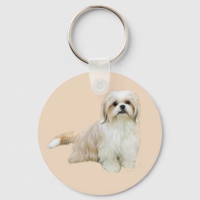 Shih Tzu Keychain Nyckelring (Framsida)