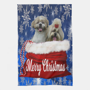 Shih tzu Kitchen Towel - jul Kökshandduk