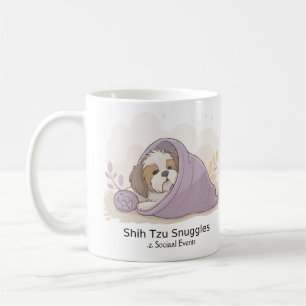 Shih Tzu-knuffmugg – Sött mysigt present till hund Kaffemugg