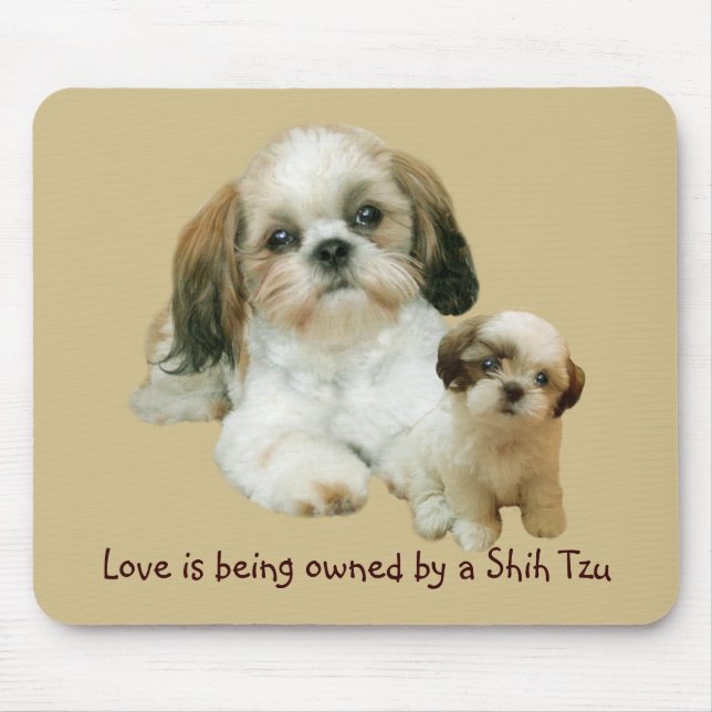 Shih Tzu kompisar Mousepad Musmatta (Framsidan)
