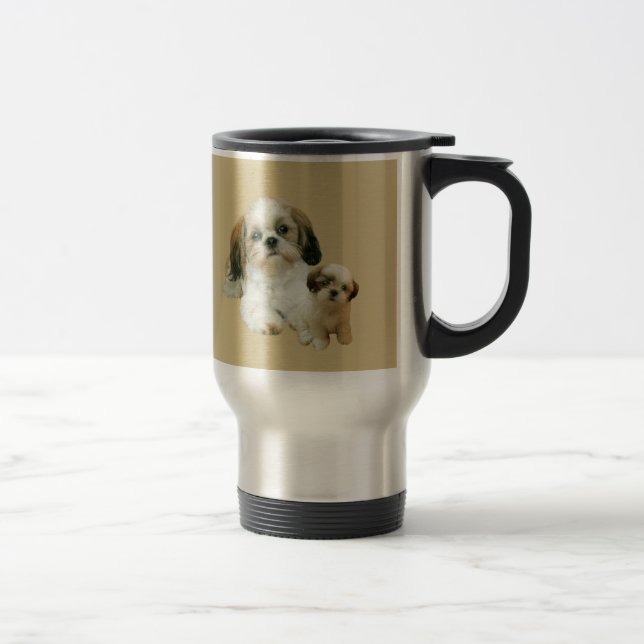 Shih Tzu kompistravel mug Resemugg (Höger)