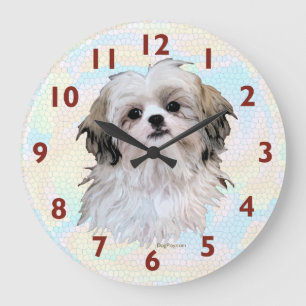 Shih Tzu konst tar tid på Stor Klocka