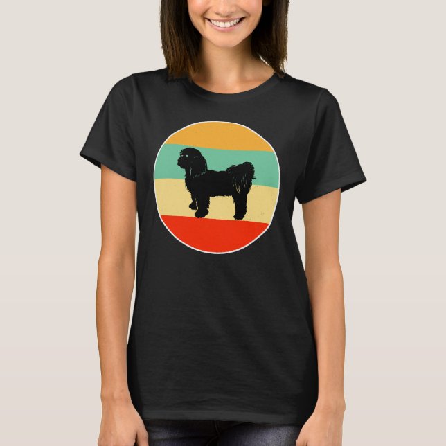 Shih Tzu Kort Clip Hund Mamma Kärlek R T Shirt (Framsida)