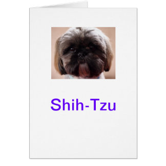Shih-Tzu-kort Hälsningskort