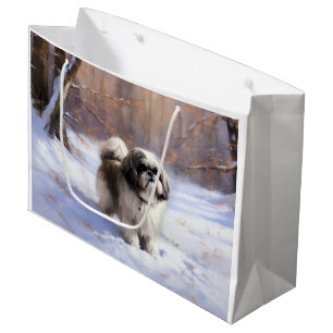 Shih Tzu Låt det snöa jul