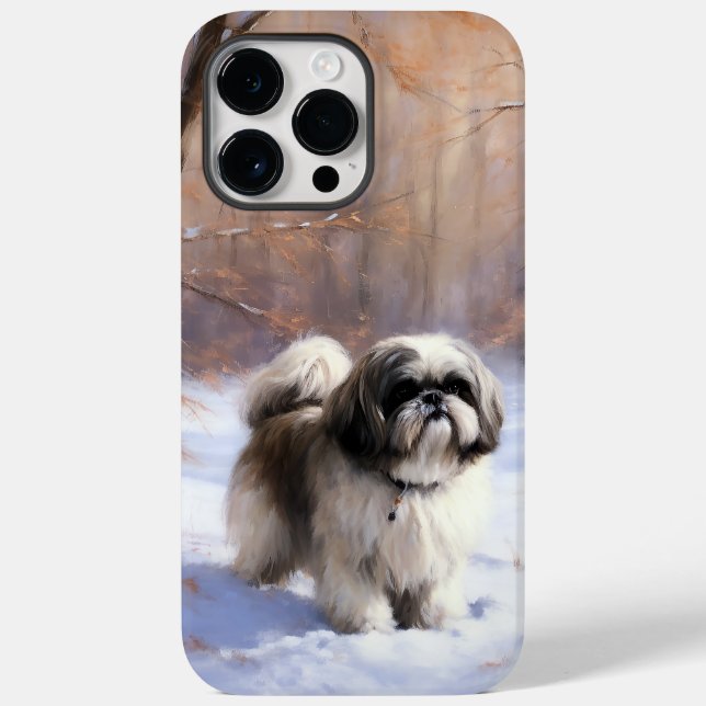 Shih Tzu Låt det snöa jul (Baksida)