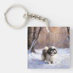 Shih Tzu Låt det snöa jul