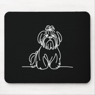 Shih tzu linjedesign hundägare prestation musmatta