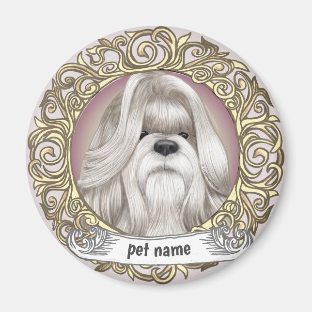 Shih Tzu magnet (Framsidan)