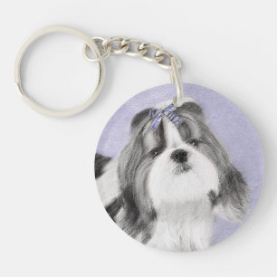Shih Tzu-målning - Cute Original Hund Art