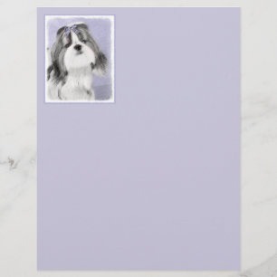 Shih Tzu-målning - Cute Original Hund Art