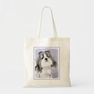 Shih Tzu-målning - Cute Original Hund Art Tygkasse