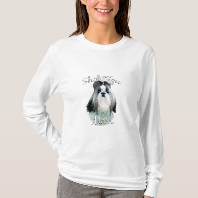 Shih Tzu Mamma 2 T Shirt (Framsida)