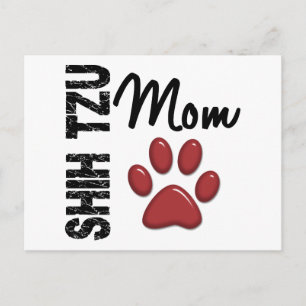 Shih Tzu Mamma 2 Vykort