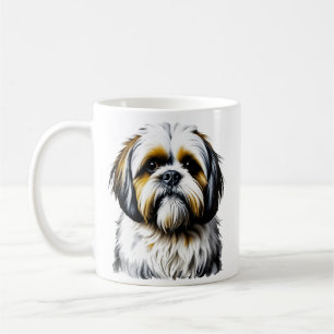 Shih Tzu Mamma Hundälskare Kaffemugg