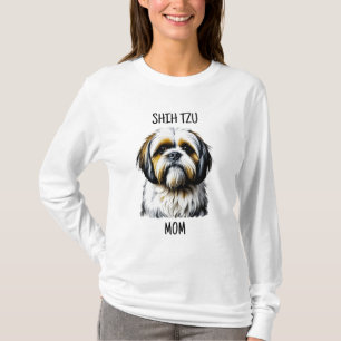 Shih Tzu Mamma   HUNDÄLSKARE T Shirt