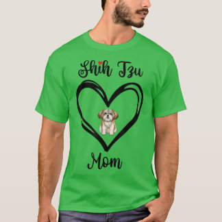 Shih Tzu Mamma I Kärlek My Shih Tzu Mamma T Shirt